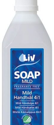 Liv Mild Handtval 4i1 Bezzapachowe mydło do rąk i ciała.