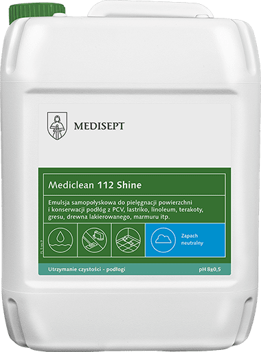 MEDISEPT Mediclean 112 Shine Emulsja samopołyskowa do podłóg