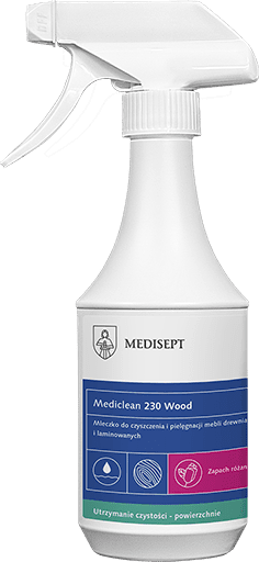 MEDISEPT Mediclean 230 Wood – 500ml Mleczko do czyszczenia i pielęgnacji mebli