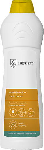 MEDISEPT Mediclean 520 Sanit Cream 650g Mleczko do czyszczenia powierzchni gładkich