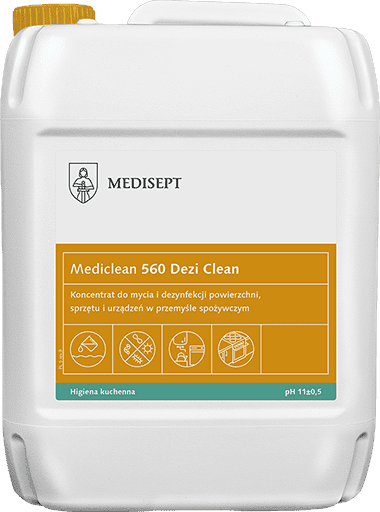 MEDISEPT Mediclean 560 Dezi Clean Mycie z dezynfekcja – powierzchnie zmywalne