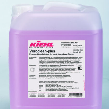 KIEHL Veroclean-plus 10L Ekspresowy płyn do mycia gruntownego podłóg mocno przepielęgnowanych